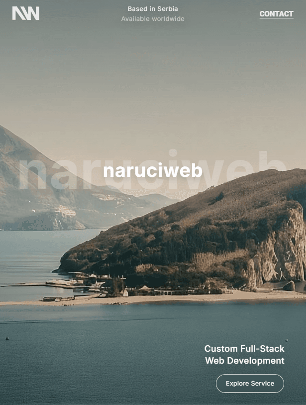 Naruciweb Mobile Preview