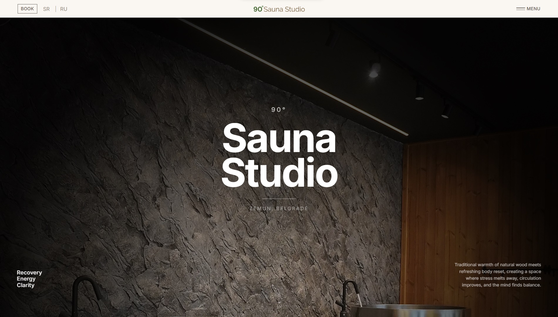 90° Sauna Studio — Custom Full-Stack Web Development Case Study